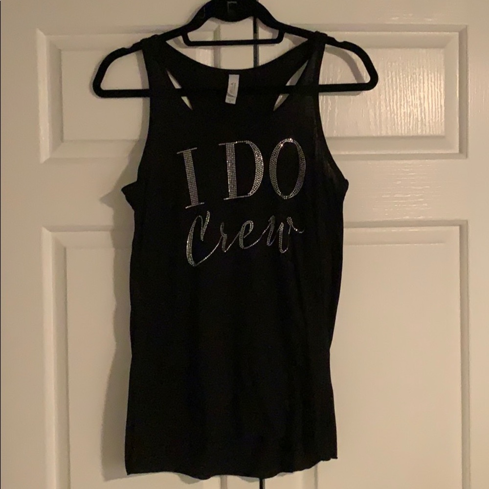 “I Do Crew” Black Tank